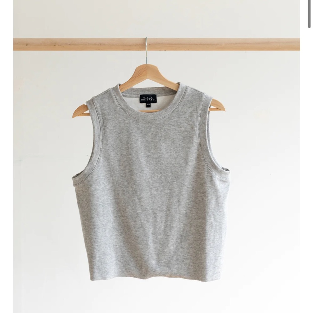 Crop length super soft muscle tank